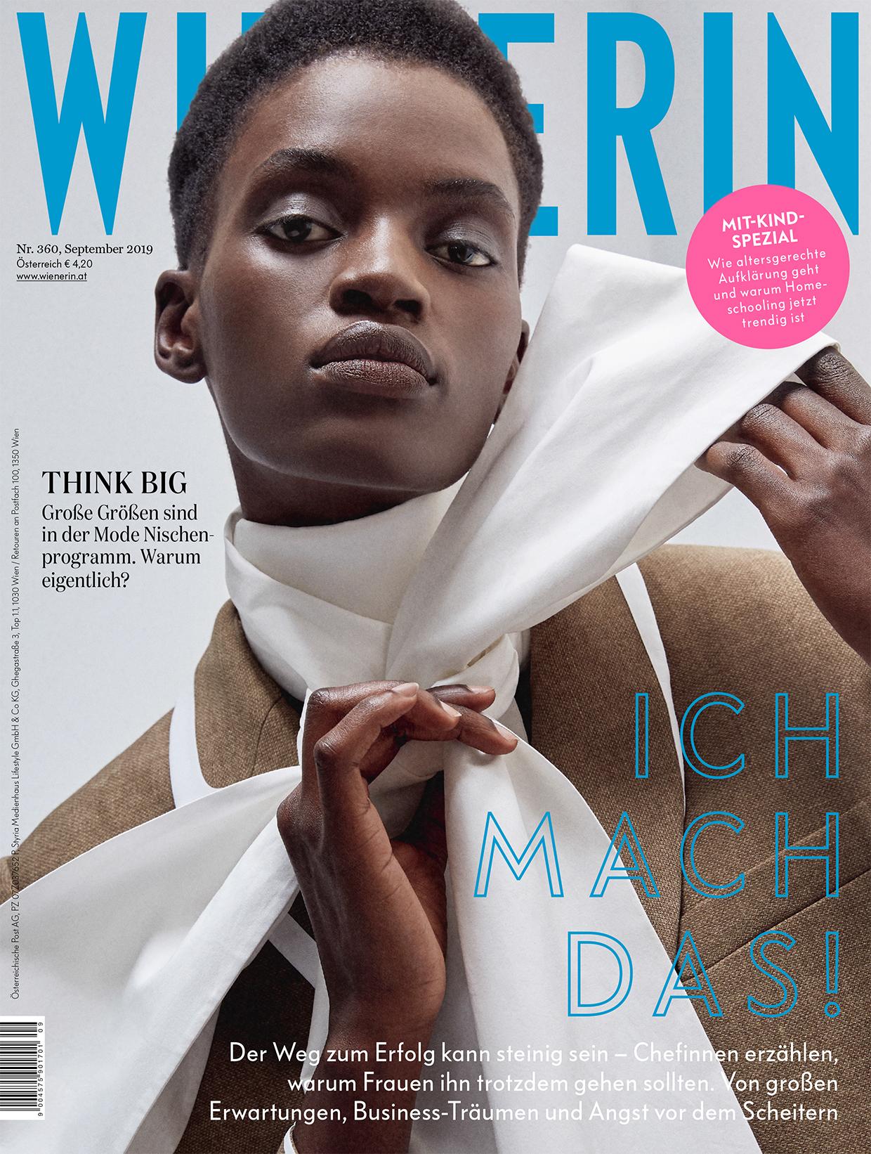 Aketch Joy Winnie for the W I E N E R I N Magazine September Issue 2019 Cover