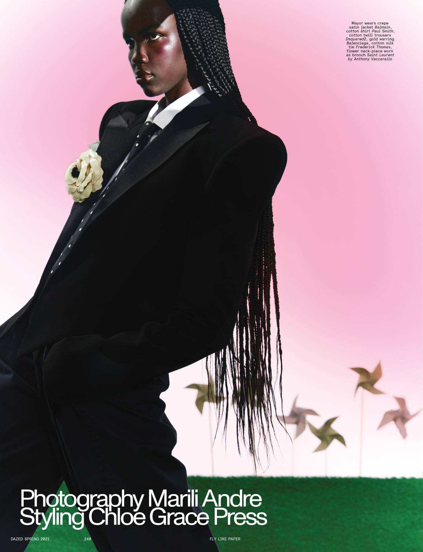 DAZED  Spring 21 '2021 to Infinity' issue featuring MAYOR DUTIE