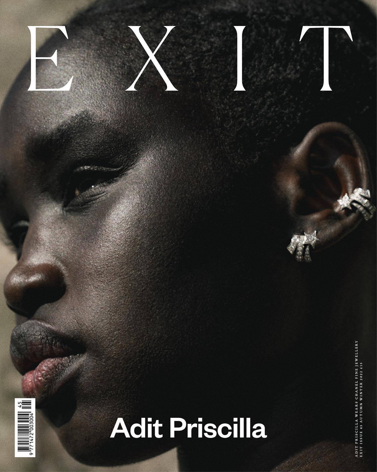 EXIT MAGAZINE COVER FEATURING ADIT PRISCILLA